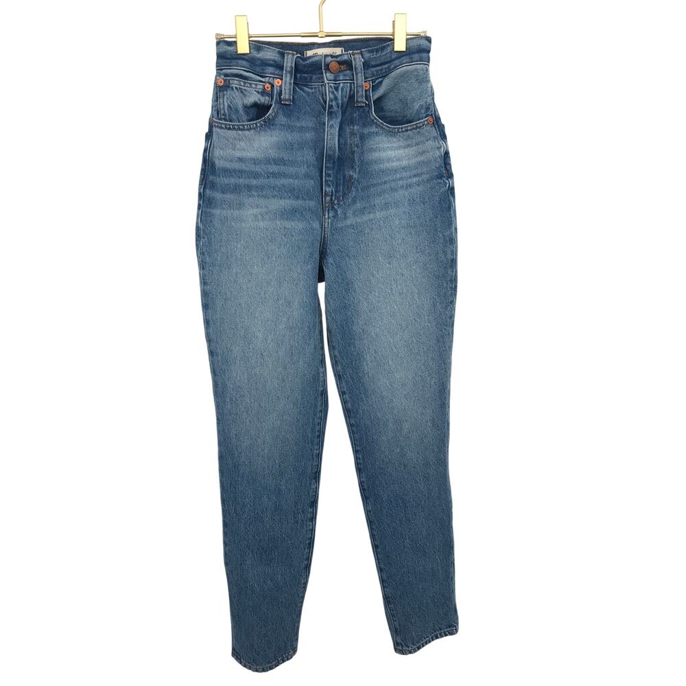 Madewell The Mom Jean Light Wash High Waist Size 24